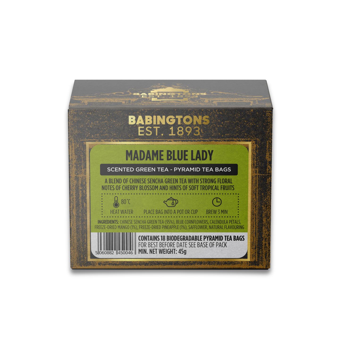 Babingtons Madame Blue Lady – 18 Pyramid Bags