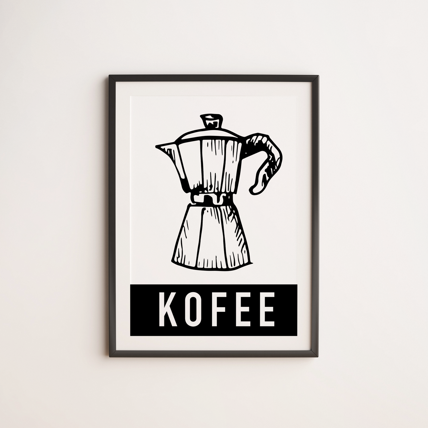 Kofee Poster Collection "Art Sequence" Moka