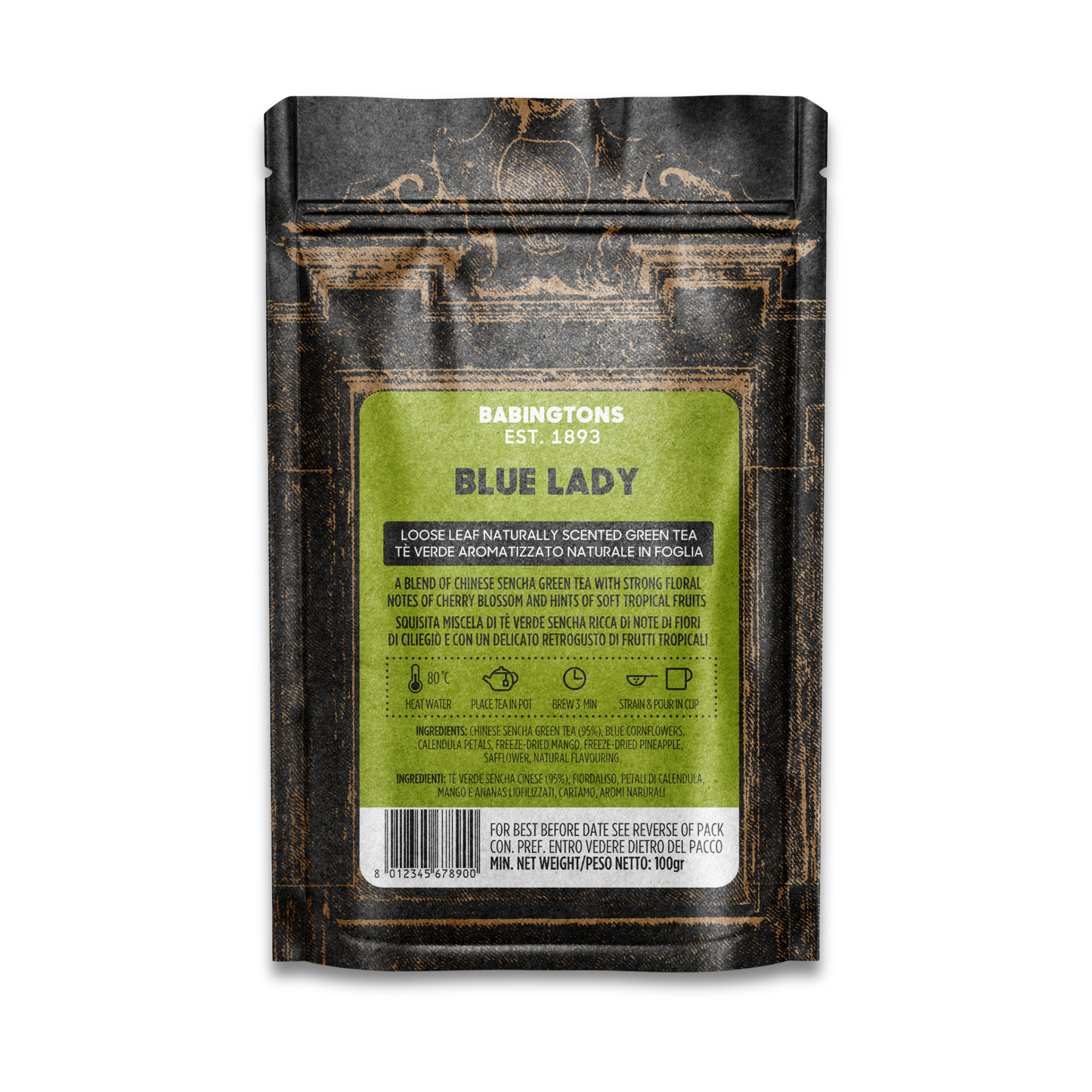 Babingtons Madame Blue Lady – Loose Leaf Tea (100g)