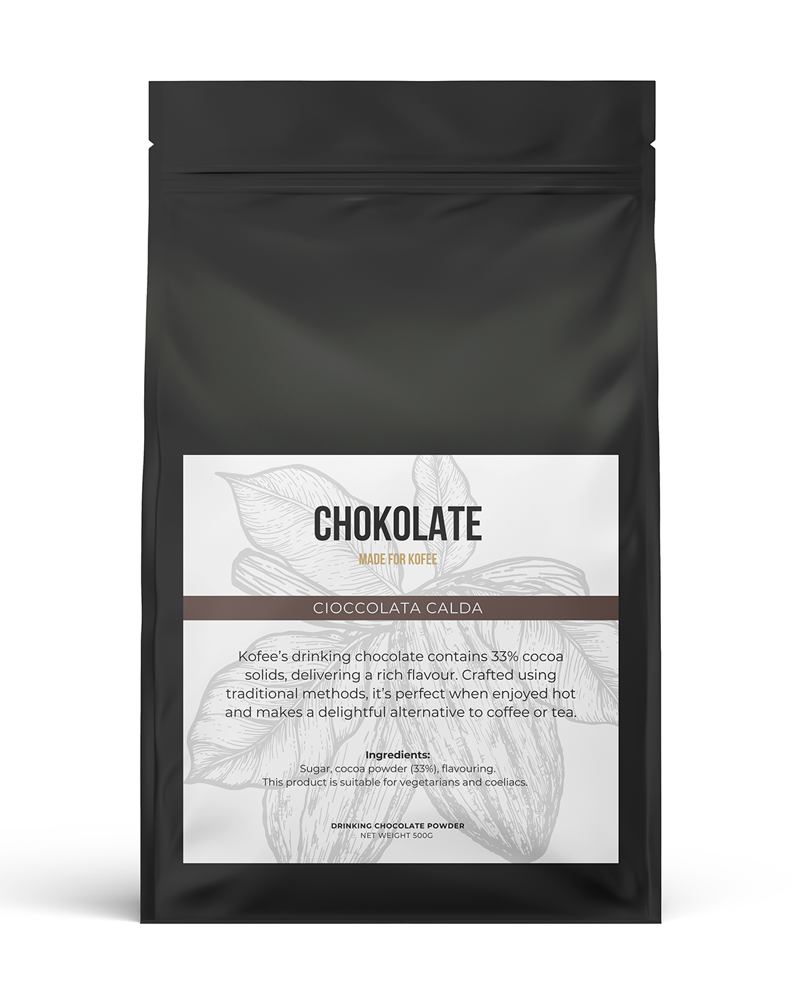 Chokolate - Cioccolata Calda (Hot Chocolate Powder 500g) NEW