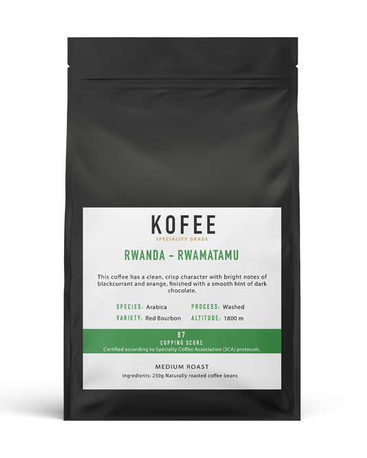 Kofee Speciality Grade - RWANDA- RWAMATAMU (250g BEANS)