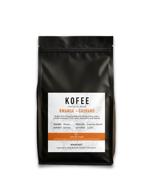 Kofee Speciality Grade - RWANDA - GASHARU (250g) BEANS)